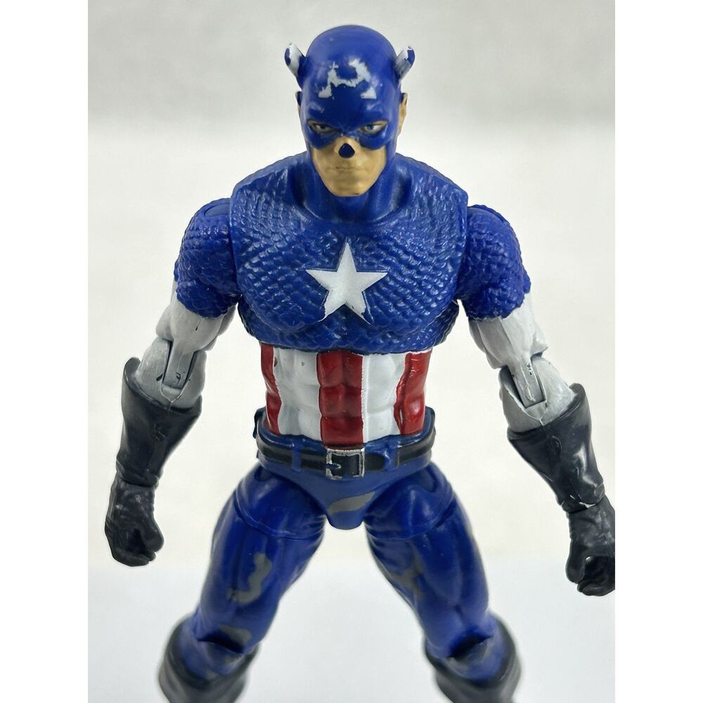 Marvel Universe Captain America Action Figure Hasbro 2010 3.75" Scale Battle